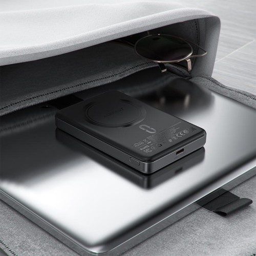 IŠORINĖ BATERIJA POWER BANK ACEFAST M12-10000 PD20W MAGNETIC WIRELESS 10000MAH JUODA IŠORINĖ BATERIJA POWER BANK ACEFAST M12-10000 PD20W MAGNETIC WIRELESS 10000MAH JUODA