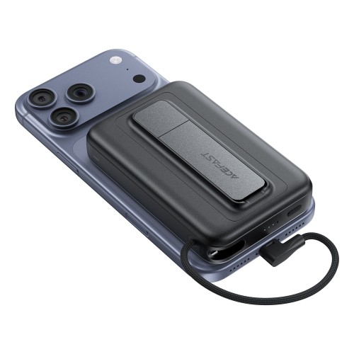 IŠORINĖ BATERIJA POWER BANK ACEFAST M24-10000 22.5W MAGNETIC WIRELESS 10000MAH JUODA IŠORINĖ BATERIJA POWER BANK ACEFAST M24-10000 22.5W MAGNETIC WIRELESS 10000MAH JUODA