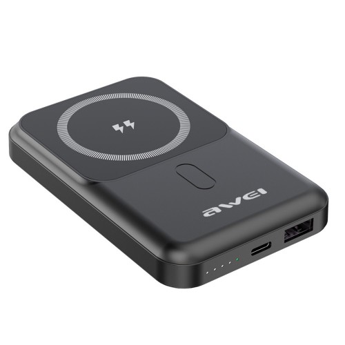 IŠORINĖ BATERIJA POWER BANK AWEI P139K 22.5W MAGSAFE 10000MAH JUODA IŠORINĖ BATERIJA POWER BANK AWEI P139K 22.5W MAGSAFE 10000MAH JUODA