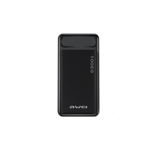 IŠORINĖ BATERIJA POWER BANK AWEI P5K 5V/2.1A 10000MAH JUODA IŠORINĖ BATERIJA POWER BANK AWEI P5K 5V/2.1A 10000MAH JUODA