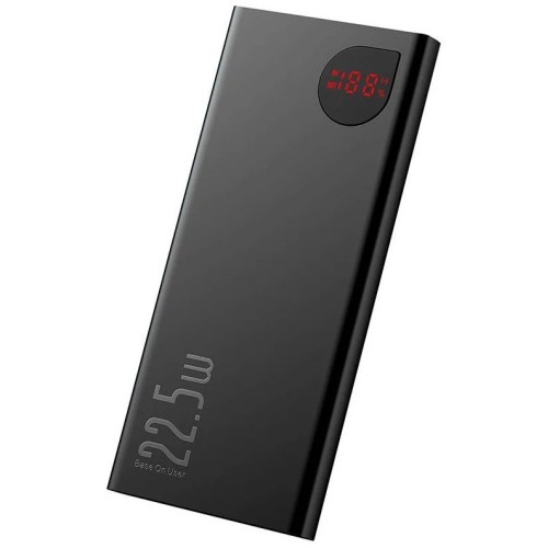 IŠORINĖ BATERIJA POWER BANK BASEUS ADAMAN 22.5W 10000MAH JUODA PPAD070001 IŠORINĖ BATERIJA POWER BANK BASEUS ADAMAN 22.5W 10000MAH JUODA PPAD070001