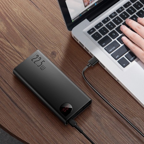 IŠORINĖ BATERIJA POWER BANK BASEUS ADAMAN 22.5W 20000MAH JUODA PPAD070101 IŠORINĖ BATERIJA POWER BANK BASEUS ADAMAN 22.5W 20000MAH JUODA PPAD070101