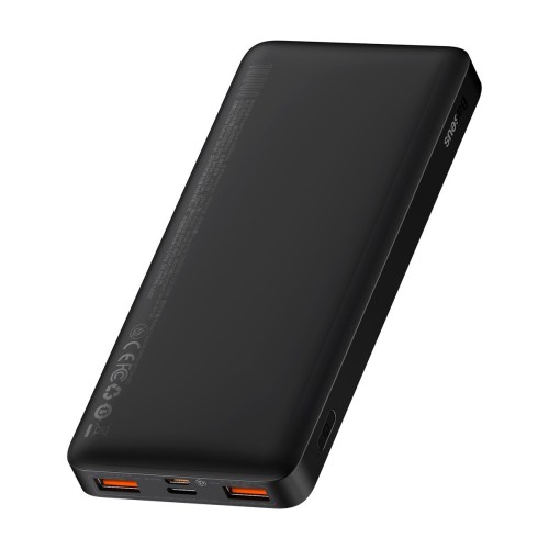 IŠORINĖ BATERIJA POWER BANK BASEUS BIPOW 20W 10000MAH + MICROUSB 0.25M JUODA PPBD050301 IŠORINĖ BATERIJA POWER BANK BASEUS BIPOW 20W 10000MAH + MICROUSB 0.25M JUODA PPBD050301