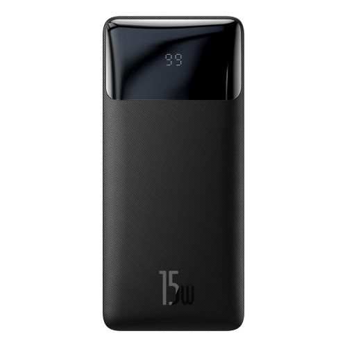 IŠORINĖ BATERIJA POWER BANK BASEUS BIPOW TYPE-C PD+2XQUICK CHARGE 3.0 15W 10000MAH SU EKRANU JUODA PPBD050001 IŠORINĖ BATERIJA POWER BANK BASEUS BIPOW TYPE-C PD+2XQUICK CHARGE 3.0 15W 10000MAH SU EKRANU JUODA PPBD050001