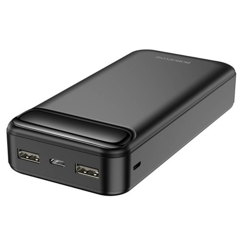 IŠORINĖ BATERIJA POWER BANK BOROFONE BJ14A 2XUSB 20000MAH JUODA IŠORINĖ BATERIJA POWER BANK BOROFONE BJ14A 2XUSB 20000MAH JUODA