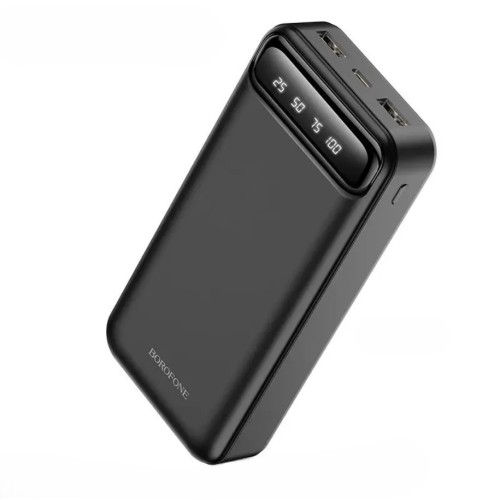 IŠORINĖ BATERIJA POWER BANK BOROFONE BJ14A 2XUSB 20000MAH JUODA IŠORINĖ BATERIJA POWER BANK BOROFONE BJ14A 2XUSB 20000MAH JUODA