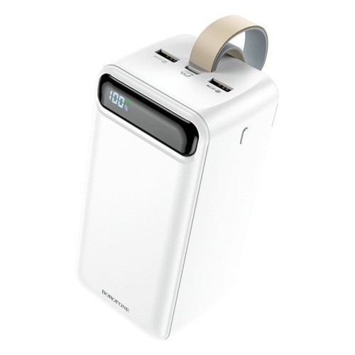 IŠORINĖ BATERIJA POWER BANK BOROFONE BJ14D COURSE 22.5W+PD20W 50000MAH BALTA IŠORINĖ BATERIJA POWER BANK BOROFONE BJ14D COURSE 22.5W+PD20W 50000MAH BALTA