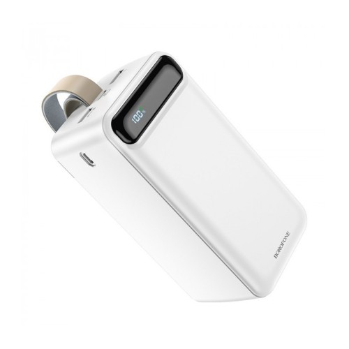 IŠORINĖ BATERIJA POWER BANK BOROFONE BJ14D COURSE 22.5W+PD20W 50000MAH BALTA