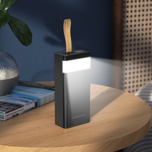 IŠORINĖ BATERIJA POWER BANK BOROFONE BJ18A 2XUSB 2A 30000MAH JUODA