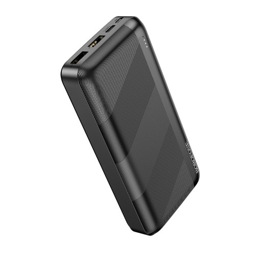 IŠORINĖ BATERIJA POWER BANK BOROFONE BJ27A 2XUSB 20000MAH JUODAS IŠORINĖ BATERIJA POWER BANK BOROFONE BJ27A 2XUSB 20000MAH JUODAS
