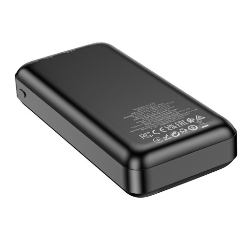 IŠORINĖ BATERIJA POWER BANK BOROFONE BJ27A 2XUSB 20000MAH JUODAS IŠORINĖ BATERIJA POWER BANK BOROFONE BJ27A 2XUSB 20000MAH JUODAS