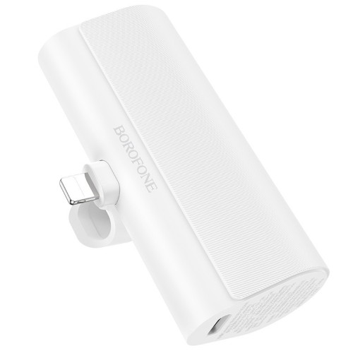 IŠORINĖ BATERIJA POWER BANK BOROFONE BJ35 LIGHTNING 5000MAH BALTA IŠORINĖ BATERIJA POWER BANK BOROFONE BJ35 LIGHTNING 5000MAH BALTA