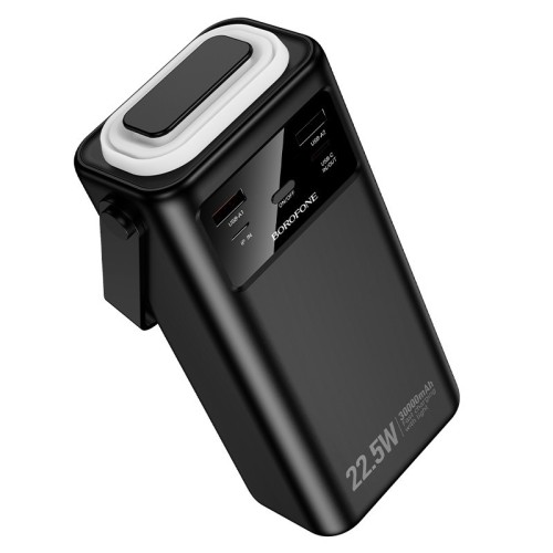 IŠORINĖ BATERIJA POWER BANK BOROFONE BJ65 22.5W 30000MAH JUODA IŠORINĖ BATERIJA POWER BANK BOROFONE BJ65 22.5W 30000MAH JUODA