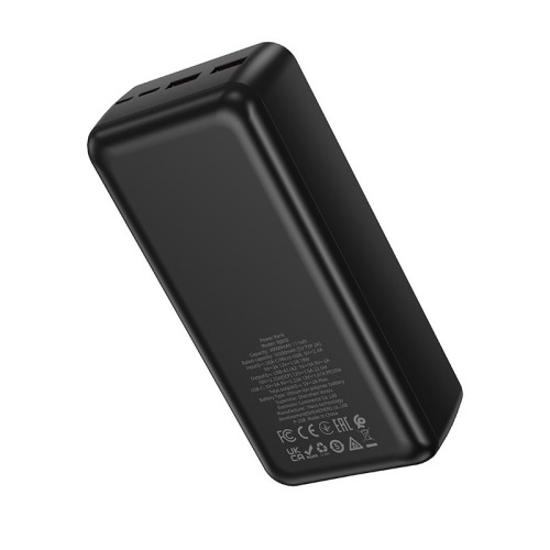 IŠORINĖ BATERIJA POWER BANK BOROFONE BJ80B 22.5W 30000MAH JUODA IŠORINĖ BATERIJA POWER BANK BOROFONE BJ80B 22.5W 30000MAH JUODA