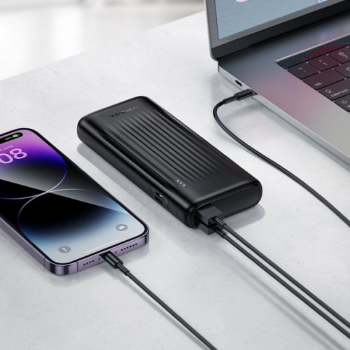 IŠORINĖ BATERIJA POWER BANK BOROFONE BJ81A 10000MAH JUODA IŠORINĖ BATERIJA POWER BANK BOROFONE BJ81A 10000MAH JUODA