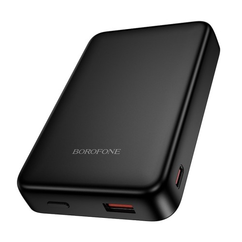 IŠORINĖ BATERIJA POWER BANK BOROFONE BJ82A PD20W MAGSAFE 10000MAH JUODA IŠORINĖ BATERIJA POWER BANK BOROFONE BJ82A PD20W MAGSAFE 10000MAH JUODA