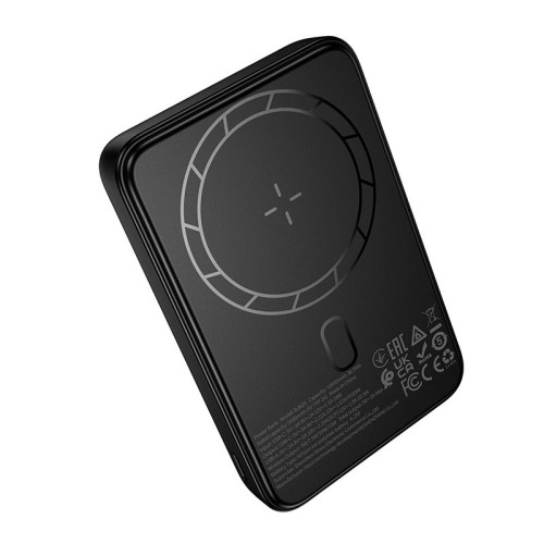 IŠORINĖ BATERIJA POWER BANK BOROFONE BJ82A PD20W MAGSAFE 10000MAH JUODA IŠORINĖ BATERIJA POWER BANK BOROFONE BJ82A PD20W MAGSAFE 10000MAH JUODA