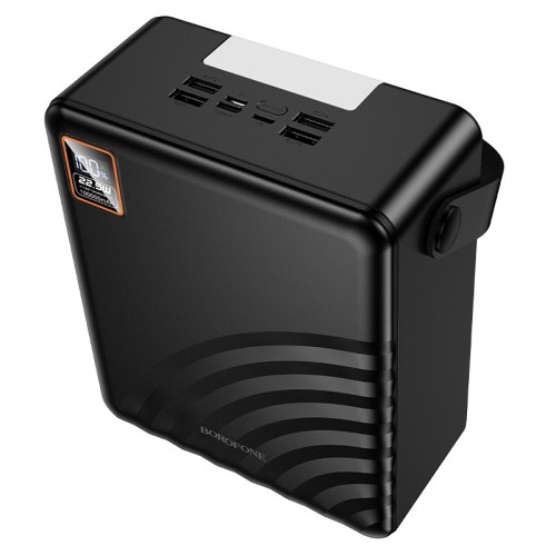 IŠORINĖ BATERIJA POWER BANK BOROFONE BJ85 22.5W+PD20W 100000MAH JUODA IŠORINĖ BATERIJA POWER BANK BOROFONE BJ85 22.5W+PD20W 100000MAH JUODA