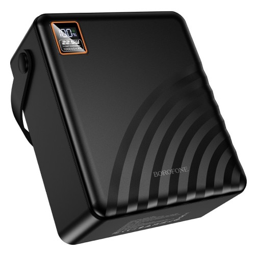 IŠORINĖ BATERIJA POWER BANK BOROFONE BJ85 22.5W+PD20W 100000MAH JUODA IŠORINĖ BATERIJA POWER BANK BOROFONE BJ85 22.5W+PD20W 100000MAH JUODA