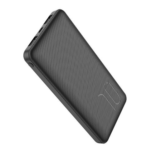 IŠORINĖ BATERIJA POWER BANK BOROFONE BT28 ULTRA SLIM 10000MAH JUODA IŠORINĖ BATERIJA POWER BANK BOROFONE BT28 ULTRA SLIM 10000MAH JUODA