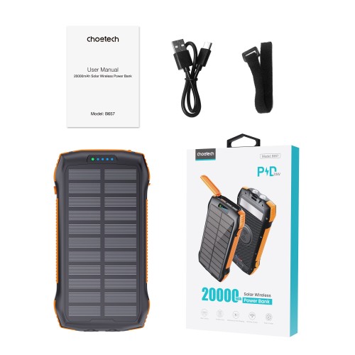 IŠORINĖ BATERIJA POWER BANK CHOETECH B657 20000MAH