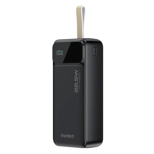 IŠORINĖ BATERIJA POWER BANK CHOETECH B730 22.5W 30000MAH JUODA IŠORINĖ BATERIJA POWER BANK CHOETECH B730 22.5W 30000MAH JUODA