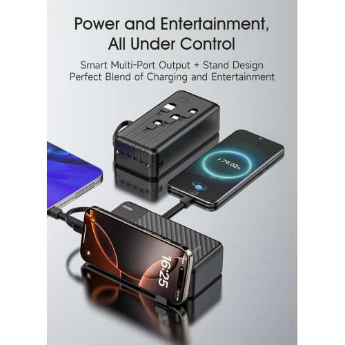 IŠORINĖ BATERIJA POWER BANK DUDAO K11 MAX 10W 30000MAH JUODA IŠORINĖ BATERIJA POWER BANK DUDAO K11 MAX 10W 30000MAH JUODA