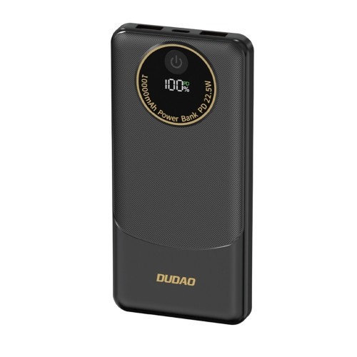 IŠORINĖ BATERIJA POWER BANK DUDAO K12 22.5W 10000MAH JUODA IŠORINĖ BATERIJA POWER BANK DUDAO K12 22.5W 10000MAH JUODA
