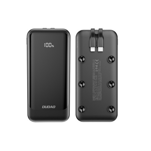 IŠORINĖ BATERIJA POWER BANK DUDAO K15 22.5W 10000MAH JUODA IŠORINĖ BATERIJA POWER BANK DUDAO K15 22.5W 10000MAH JUODA