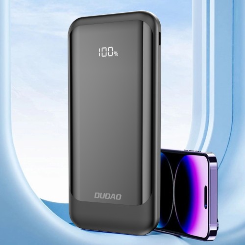 IŠORINĖ BATERIJA POWER BANK DUDAO K15 22.5W 10000MAH JUODA IŠORINĖ BATERIJA POWER BANK DUDAO K15 22.5W 10000MAH JUODA