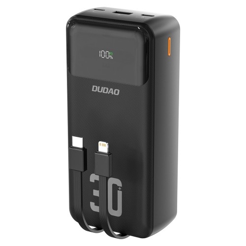 IŠORINĖ BATERIJA POWER BANK DUDAO K15 MAX 22.5W 30000MAH JUODA IŠORINĖ BATERIJA POWER BANK DUDAO K15 MAX 22.5W 30000MAH JUODA