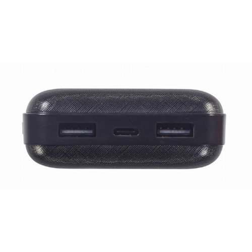 IŠORINĖ BATERIJA POWER BANK GEMBIRD PB20-02 20000MAH JUODA IŠORINĖ BATERIJA POWER BANK GEMBIRD PB20-02 20000MAH JUODA