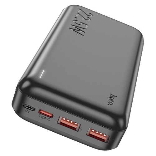 IŠORINĖ BATERIJA POWER BANK HOCO J101A PD 20W+QUICK CHARGE 3.0 22.5W 20000MAH JUODA IŠORINĖ BATERIJA POWER BANK HOCO J101A PD 20W+QUICK CHARGE 3.0 22.5W 20000MAH JUODA