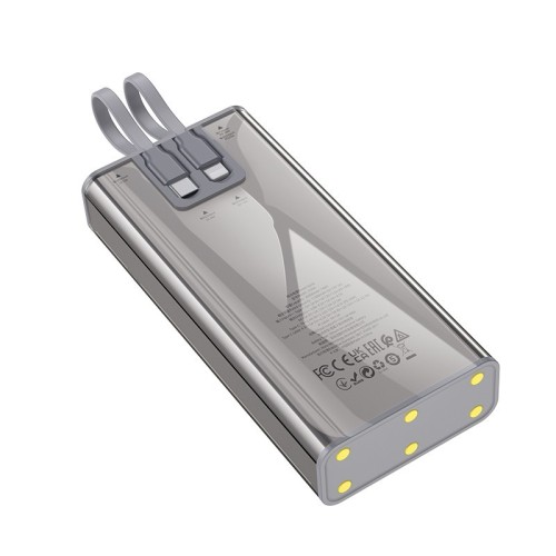 IŠORINĖ BATERIJA POWER BANK HOCO J104A DISCOVERY EDITION 22.5W 20000MAH PILKA IŠORINĖ BATERIJA POWER BANK HOCO J104A DISCOVERY EDITION 22.5W 20000MAH PILKA