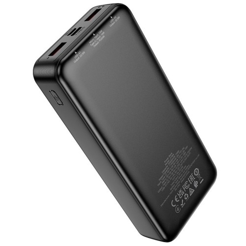 IŠORINĖ BATERIJA POWER BANK HOCO J136A 22.5W+PD20W 20000MAH JUODA IŠORINĖ BATERIJA POWER BANK HOCO J136A 22.5W+PD20W 20000MAH JUODA
