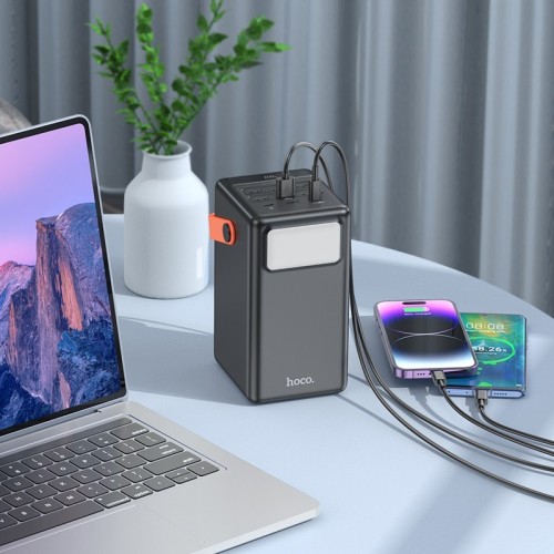 IŠORINĖ BATERIJA POWER BANK HOCO J142 22.5W+PD20W 100000MAH JUODA IŠORINĖ BATERIJA POWER BANK HOCO J142 22.5W+PD20W 100000MAH JUODA