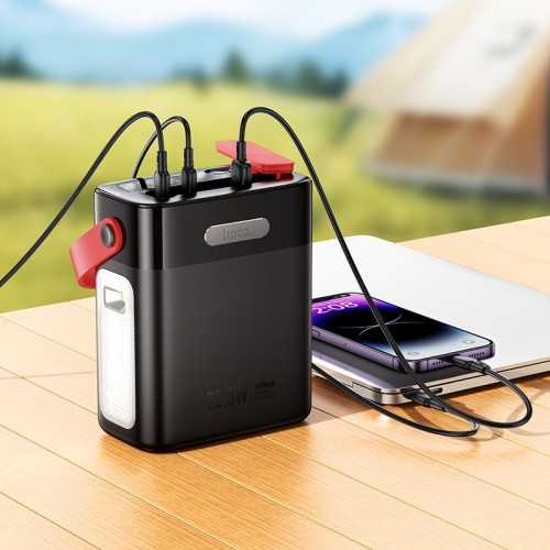 IŠORINĖ BATERIJA POWER BANK HOCO J143 22.5W+PD20W 80000MAH JUODA IŠORINĖ BATERIJA POWER BANK HOCO J143 22.5W+PD20W 80000MAH JUODA