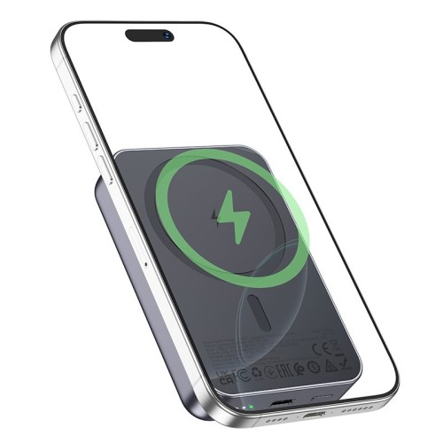 IŠORINĖ BATERIJA POWER BANK HOCO J160A PD20W MAGSAFE 10000MAH JUODA IŠORINĖ BATERIJA POWER BANK HOCO J160A PD20W MAGSAFE 10000MAH JUODA