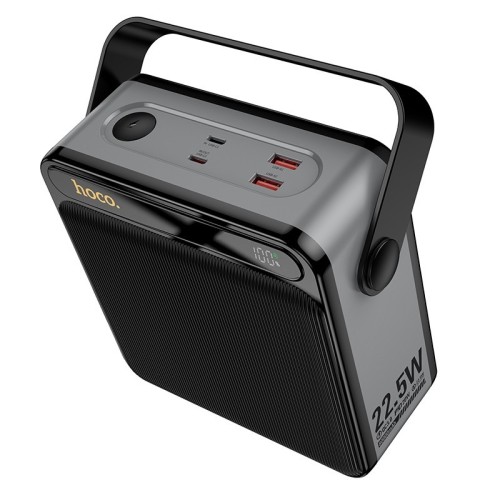 IŠORINĖ BATERIJA POWER BANK HOCO J161 22.5W+PD20W 80000MAH JUODA