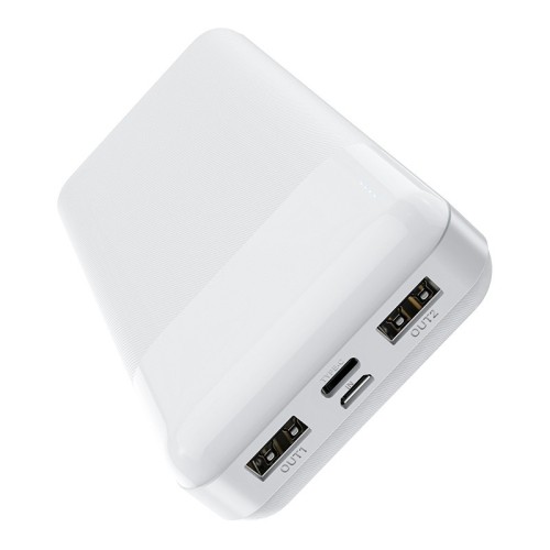 IŠORINĖ BATERIJA POWER BANK HOCO J72A 20000MAH BALTA
