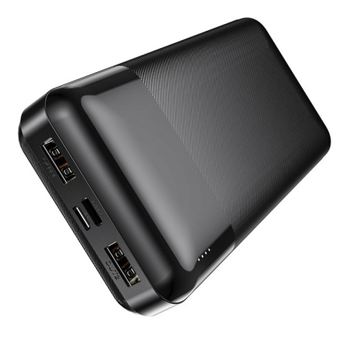IŠORINĖ BATERIJA POWER BANK HOCO J72A 20000MAH JUODA IŠORINĖ BATERIJA POWER BANK HOCO J72A 20000MAH JUODA
