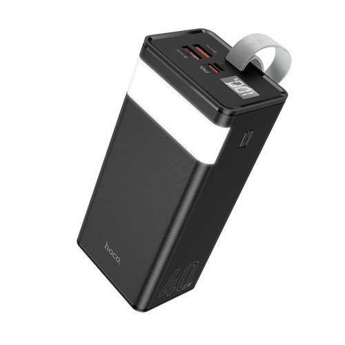 IŠORINĖ BATERIJA POWER BANK HOCO J86 22.5W QUICK CHARGE 3.0 40000MAH JUODA