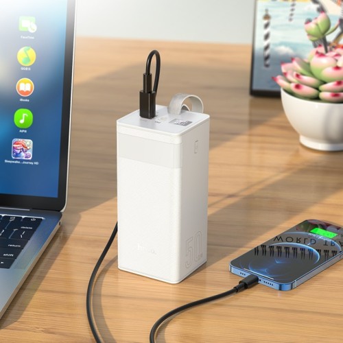 IŠORINĖ BATERIJA POWER BANK HOCO J86A 22.5W QUICK CHARGE 3.0 50000MAH JUODA IŠORINĖ BATERIJA POWER BANK HOCO J86A 22.5W QUICK CHARGE 3.0 50000MAH JUODA