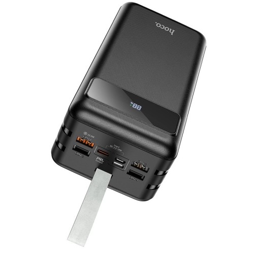 IŠORINĖ BATERIJA POWER BANK HOCO J86B 22.5W PD+QUICK CHARGE 3.0 60000MAH JUODA IŠORINĖ BATERIJA POWER BANK HOCO J86B 22.5W PD+QUICK CHARGE 3.0 60000MAH JUODA