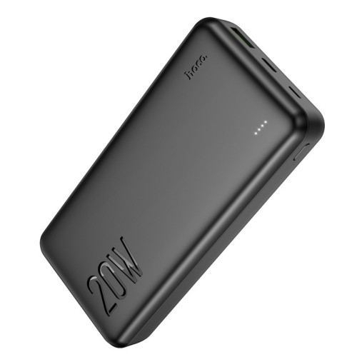 IŠORINĖ BATERIJA POWER BANK HOCO J87A TYPE-C PD 20W+QUICK CHARGE 3.0 20000MAH JUODAS