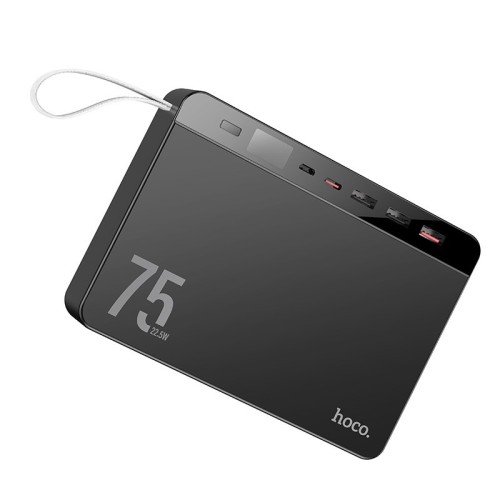 IŠORINĖ BATERIJA POWER BANK HOCO J94 OVERLORD 22.5W 75000MAH JUODA