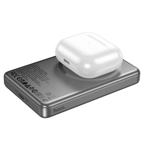 IŠORINĖ BATERIJA POWER BANK HOCO Q26A PD20W MAGSAFE 10000MAH JUODA IŠORINĖ BATERIJA POWER BANK HOCO Q26A PD20W MAGSAFE 10000MAH JUODA