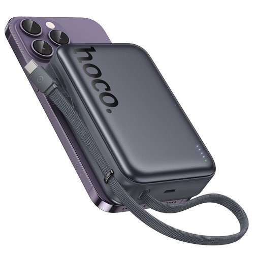 IŠORINĖ BATERIJA POWER BANK HOCO Q44A 45W MAGSAFE 20000MAH JUODA IŠORINĖ BATERIJA POWER BANK HOCO Q44A 45W MAGSAFE 20000MAH JUODA