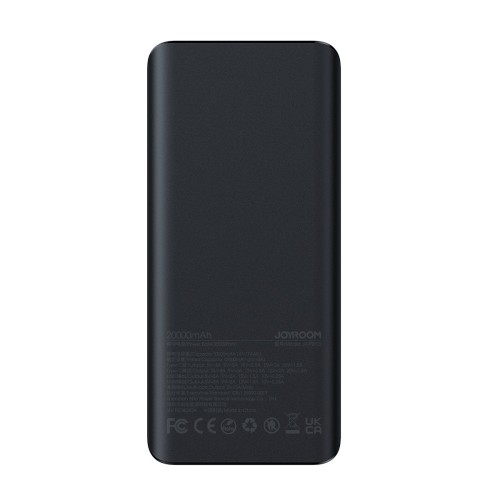 IŠORINĖ BATERIJA POWER BANK JOYROOM JR-PBF02 30W 20000MAH JUODA IŠORINĖ BATERIJA POWER BANK JOYROOM JR-PBF02 30W 20000MAH JUODA