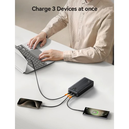 IŠORINĖ BATERIJA POWER BANK JOYROOM JR-PBF16 22.5W 20000MAH JUODA IŠORINĖ BATERIJA POWER BANK JOYROOM JR-PBF16 22.5W 20000MAH JUODA